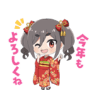 TVアニメ「mono」年末年始スタンプ（個別スタンプ：12）