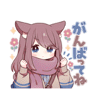 【再販】うさみみ少女✿あけおめスタンプ'25（個別スタンプ：19）