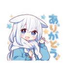 【再販】うさみみ少女✿あけおめスタンプ'25（個別スタンプ：21）