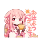 【再販】うさみみ少女✿あけおめスタンプ'25（個別スタンプ：25）