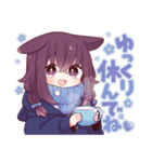 【再販】うさみみ少女✿あけおめスタンプ'25（個別スタンプ：33）