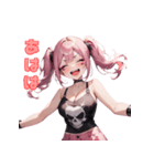 ブチ上げパンク女子、爆誕！（個別スタンプ：6）