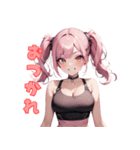 ブチ上げパンク女子、爆誕！（個別スタンプ：37）