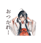 かわいい巫女さん★謹賀新年（個別スタンプ：25）