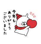 ゆるうさぎの冬。6（個別スタンプ：31）