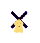 トイプードル(3色)が動いてアピールします（個別スタンプ：2）