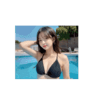 【動く＆日常会話】ビキニ美女（個別スタンプ：10）