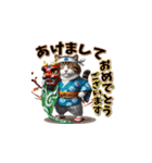 トラにゃんの年末年始スタンプ（再販）（個別スタンプ：3）