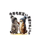 トラにゃんの年末年始スタンプ（再販）（個別スタンプ：8）