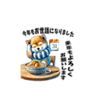 柴犬さんの年末年始（再販）（個別スタンプ：2）