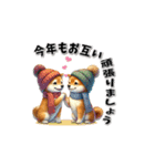 柴犬さんの年末年始（再販）（個別スタンプ：8）