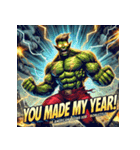 最強ゴブリン！！ アメコミ風（個別スタンプ：4）