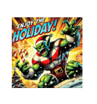 最強ゴブリン！！ アメコミ風（個別スタンプ：6）