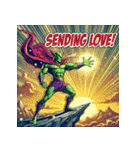 最強ゴブリン！！ アメコミ風（個別スタンプ：8）