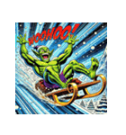 最強ゴブリン！！ アメコミ風（個別スタンプ：14）