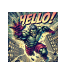 最強ゴブリン！！ アメコミ風（個別スタンプ：16）