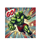 最強ゴブリン！！ アメコミ風（個別スタンプ：19）