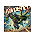 最強ゴブリン！！ アメコミ風（個別スタンプ：21）