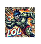 最強ゴブリン！！ アメコミ風（個別スタンプ：23）