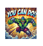 最強ゴブリン！！ アメコミ風（個別スタンプ：27）