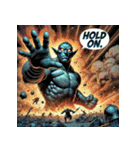 最強ゴブリン！！ アメコミ風（個別スタンプ：33）