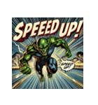 最強ゴブリン！！ アメコミ風（個別スタンプ：36）