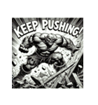 最強ゴブリン！！ アメコミ風（個別スタンプ：37）