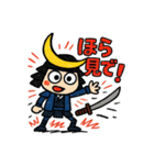 らくがき政宗くん。[ズーズー弁]（個別スタンプ：29）