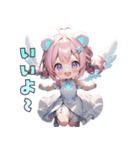 クマ天使、舞い降りました♡（個別スタンプ：11）