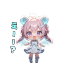 クマ天使、舞い降りました♡（個別スタンプ：21）