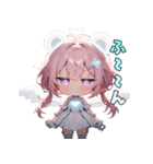 クマ天使、舞い降りました♡（個別スタンプ：22）