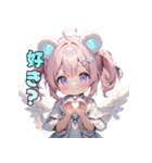 クマ天使、舞い降りました♡（個別スタンプ：37）