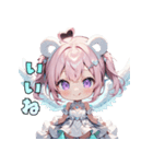 クマ天使、舞い降りました♡（個別スタンプ：38）