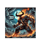 無敵の炎獣イフリート（個別スタンプ：2）