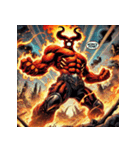 無敵の炎獣イフリート（個別スタンプ：7）