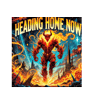 無敵の炎獣イフリート（個別スタンプ：10）