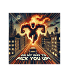 無敵の炎獣イフリート（個別スタンプ：12）