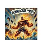 無敵の炎獣イフリート（個別スタンプ：15）