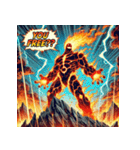 無敵の炎獣イフリート（個別スタンプ：17）