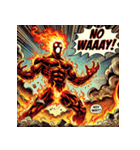 無敵の炎獣イフリート（個別スタンプ：18）