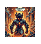 無敵の炎獣イフリート（個別スタンプ：22）