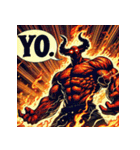 無敵の炎獣イフリート（個別スタンプ：23）