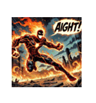 無敵の炎獣イフリート（個別スタンプ：24）