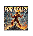 無敵の炎獣イフリート（個別スタンプ：25）