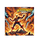 無敵の炎獣イフリート（個別スタンプ：27）