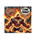 無敵の炎獣イフリート（個別スタンプ：28）