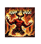 無敵の炎獣イフリート（個別スタンプ：29）