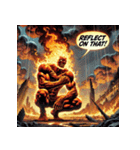 無敵の炎獣イフリート（個別スタンプ：30）