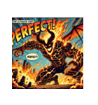 無敵の炎獣イフリート（個別スタンプ：33）