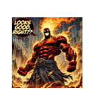 無敵の炎獣イフリート（個別スタンプ：34）